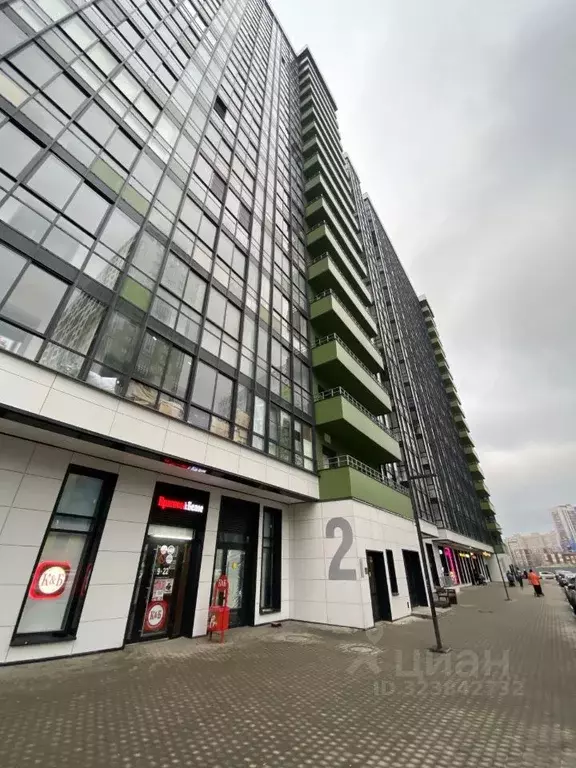 Студия Санкт-Петербург ул. Среднерогатская, 16к4 (24.1 м) - Фото 1