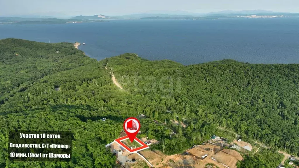 Участок в Приморский край, Владивосток Пионер садоводческое ... - Фото 0