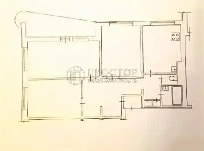3-к кв. Московская область, Жуковский ул. Баженова, 5к2 (71.5 м) - Фото 2