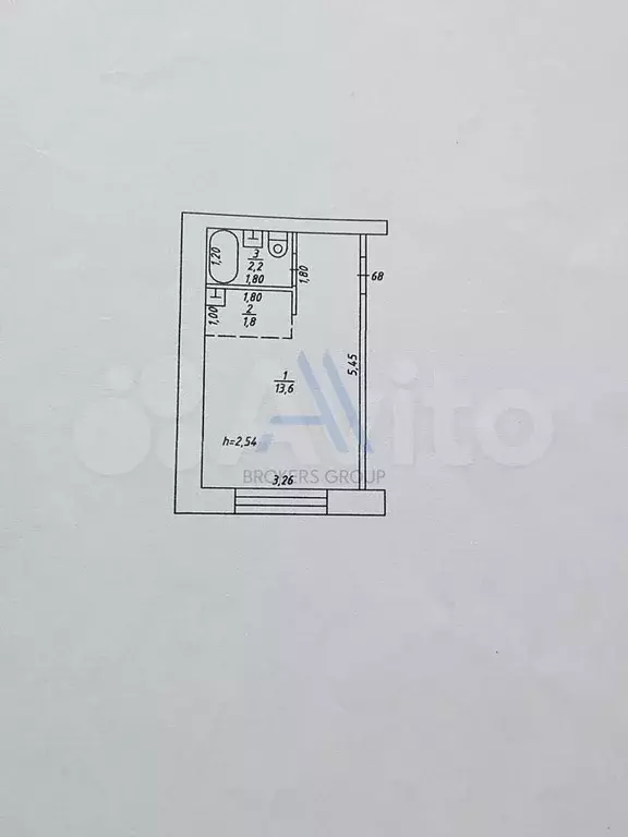 Квартира-студия, 17,6 м, 6/9 эт. - Фото 0