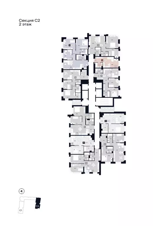 2-комнатная квартира: Москва, Лодочная улица, 27к2 (70.7 м) - Фото 1
