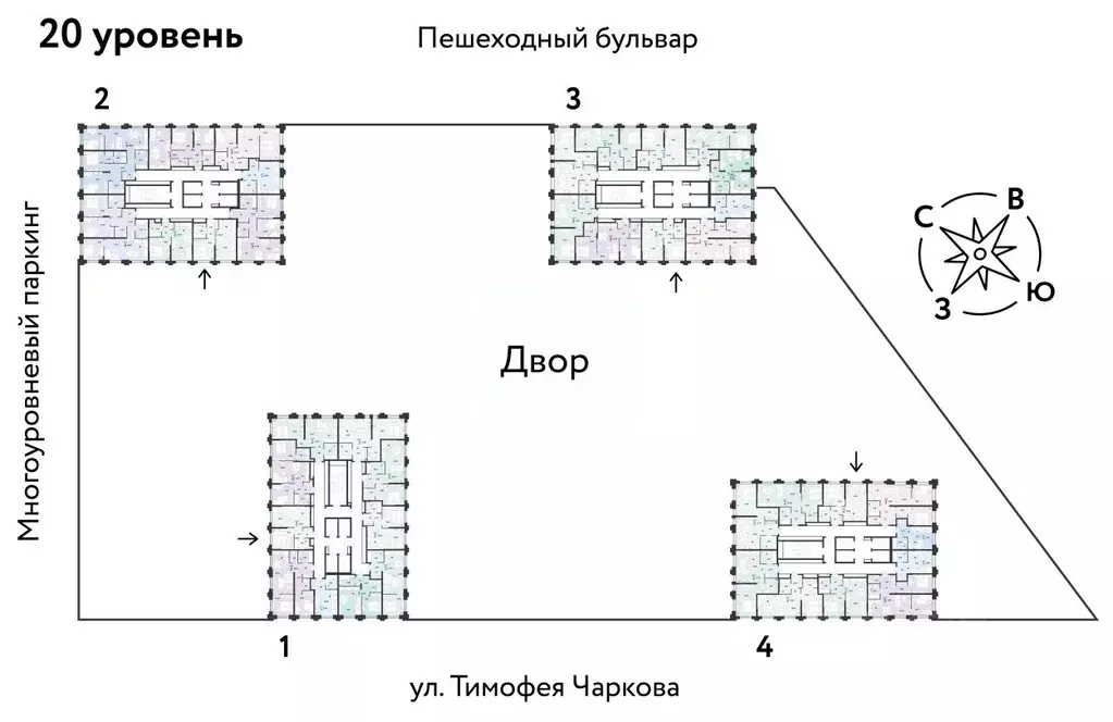 2-к кв. Тюменская область, Тюмень ул. Тимофея Чаркова, 93 (40.28 м) - Фото 1