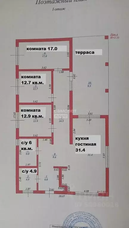 Дом в Краснодарский край, Красноармейский район, Новомышастовское ... - Фото 1