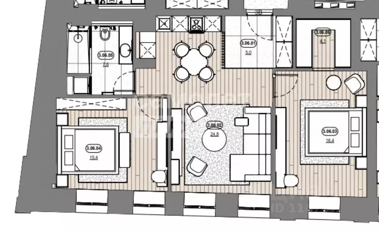 3-к кв. Москва Большая Серпуховская ул., 38к4 (73.3 м) - Фото 1