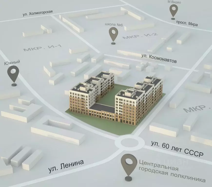 4-к кв. Ямало-Ненецкий АО, Ноябрьск И мкр,  (86.72 м) - Фото 1