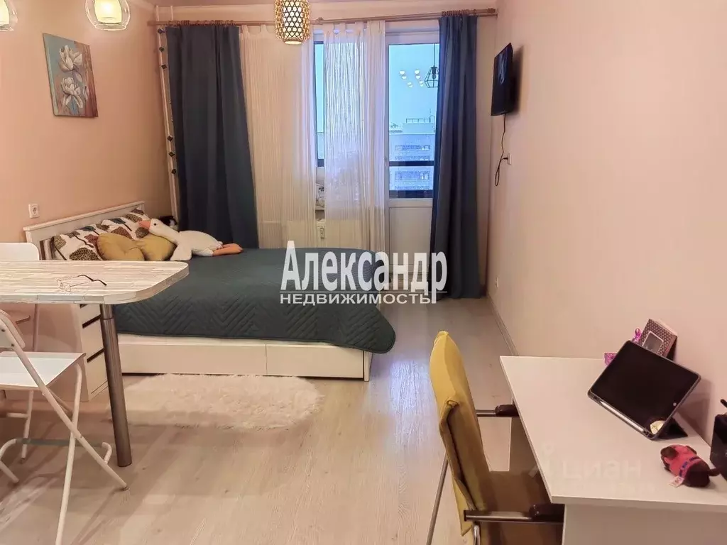 Студия Ленинградская область, Мурино Всеволожский район, ул. ... - Фото 2