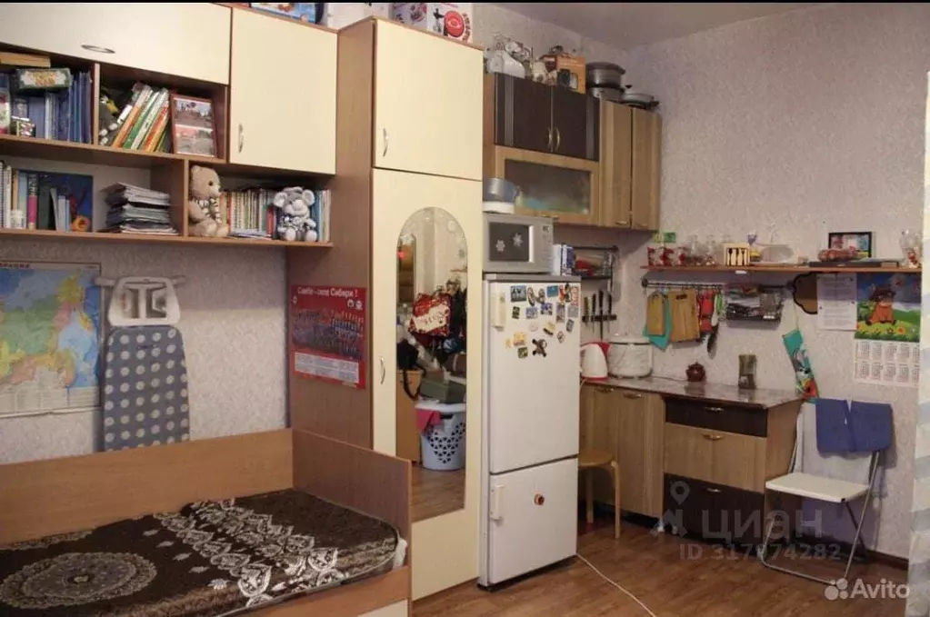Комната Новосибирская область, Новосибирск ул. Маяковского, 1 (17.7 м) - Фото 1