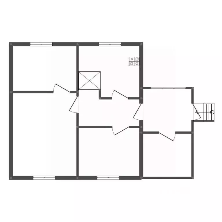 Дом в Амурская область, Свободный Поселковый пер., 5кв1 (41 м) - Фото 1