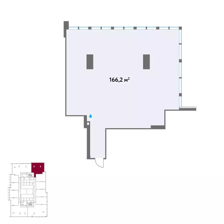 Офис (166.2 м) - Фото 1
