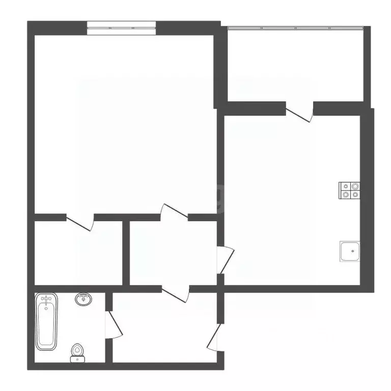 Дом в Тульская область, Узловая ул. Островского, 48 (45 м) - Фото 2