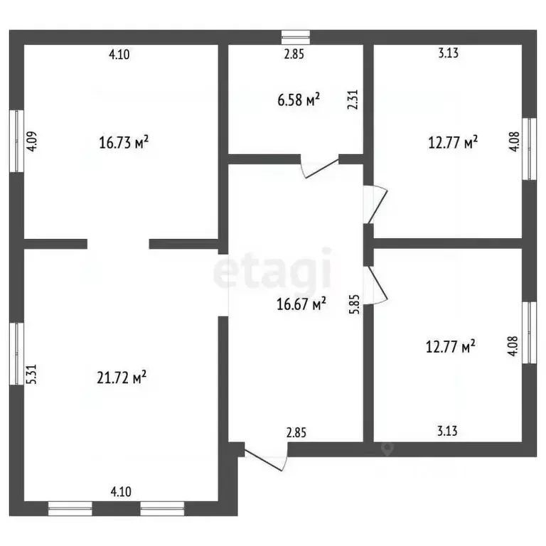Дом в Вологодская область, Шекснинский муниципальный округ, д. ... - Фото 2