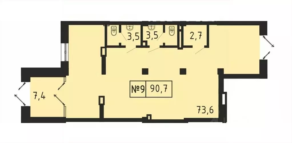 Офис в Московская область, Мытищи городской округ, д. Пирогово ... - Фото 1