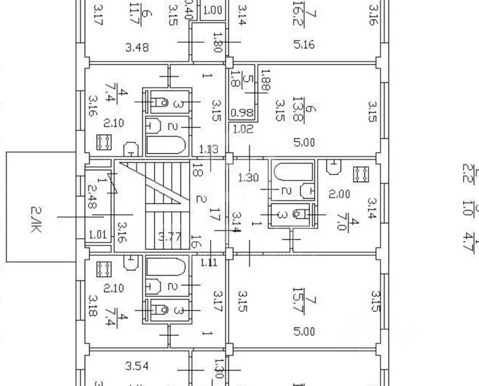 2-к кв. Санкт-Петербург ул. Бабушкина, 70 (46.2 м) - Фото 2