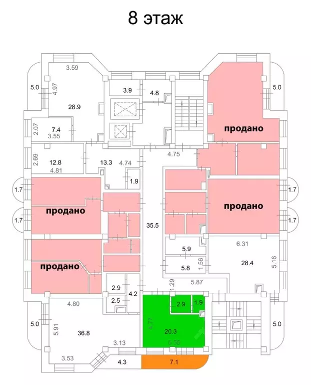 Офис в Новосибирская область, Новосибирск ул. Некрасова (32 м) - Фото 1