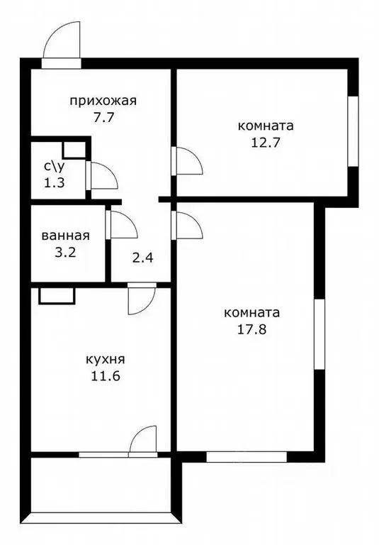 2-к кв. Краснодарский край, Краснодар ул. Имени 40-летия Победы, 97/2 ... - Фото 0