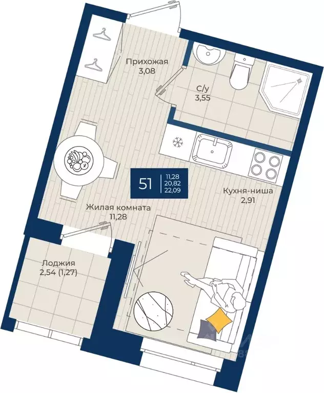 Студия Ленинградская область, Ломоносовский район, Аннинское городское ... - Фото 1