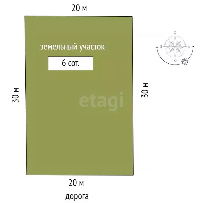 Участок в Ростовская область, Ростов-на-Дону Защитник садовое ... - Фото 1