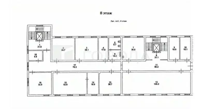 Офис в Новосибирская область, Новосибирск Советская ул., 4А (630 м) - Фото 2