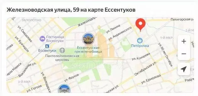 Участок в Ставропольский край, Ессентуки Железноводская ул., 59 (12.0 ... - Фото 0