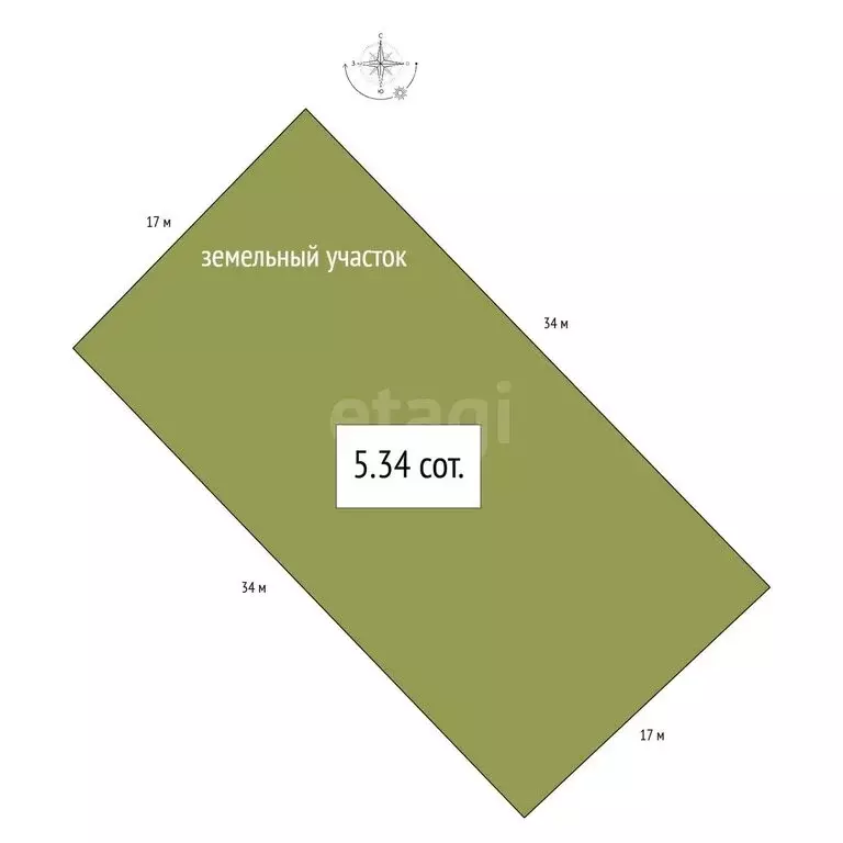 Участок в Бердск, СНТ Вега-3, 3-я улица (534 м) - Фото 1
