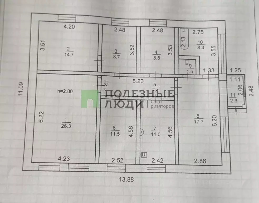 Дом в Крым, Черноморский район, с. Новосельское ул. Пионерская, 27А ... - Фото 2