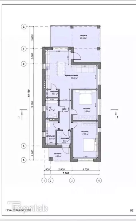 Дом в Калининградская область, Гурьевский муниципальный округ, пос. ... - Фото 2