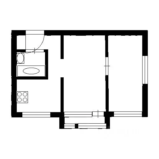 2-к кв. Самарская область, Самара Центральная ул., 3 (42.0 м) - Фото 2