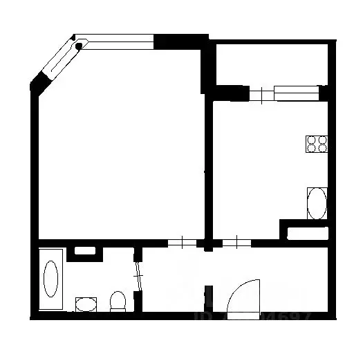 1-к кв. Санкт-Петербург просп. Королева, 68 (38.0 м) - Фото 2