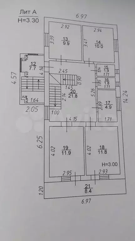 Дом 240 м на участке 4 сот. - Фото 1