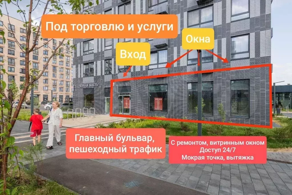Торговое помещения, 50 м с ремонтом на трафике - Фото 0