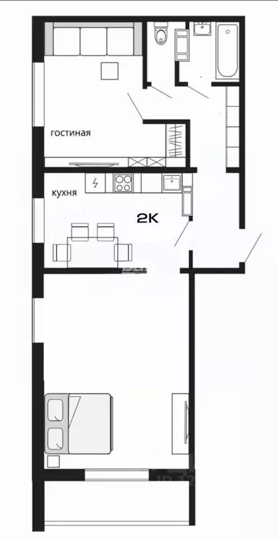 2-к кв. Челябинская область, Челябинск Артиллерийская ул., 97 (67.0 м) - Фото 1