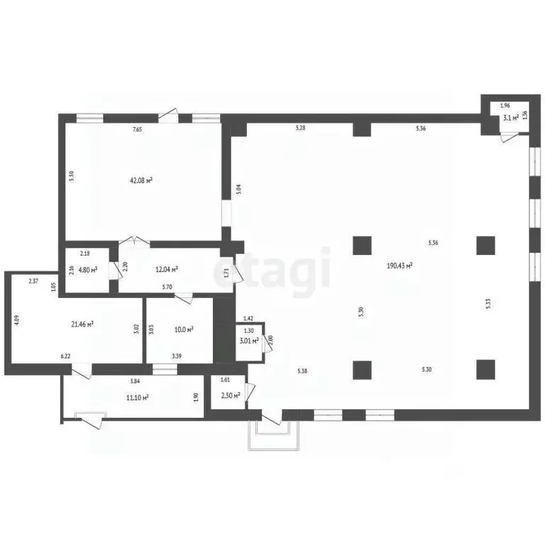 Помещение свободного назначения в Тюменская область, Тюмень ул. ... - Фото 2