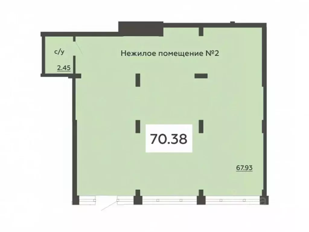 Помещение свободного назначения в Воронежская область, Воронеж ... - Фото 1