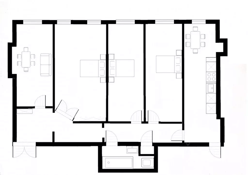 4-к кв. Санкт-Петербург Боровая ул., 18/1 (117.9 м) - Фото 1