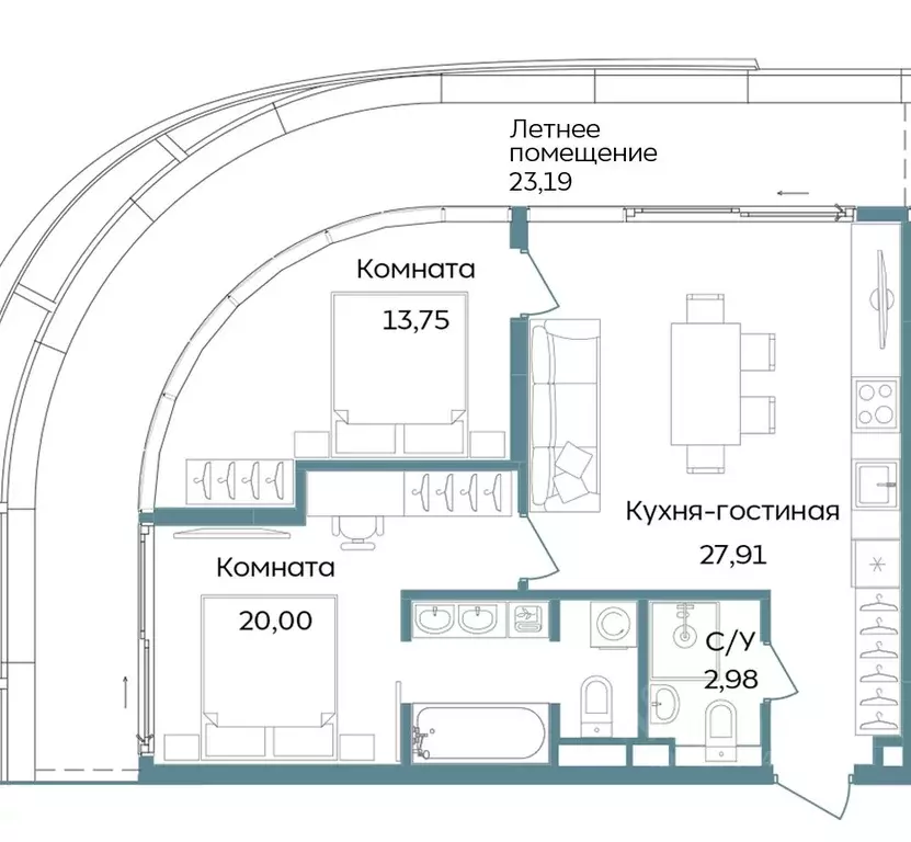 3-к кв. Крым, Саки ул. Морская (87.83 м) - Фото 0
