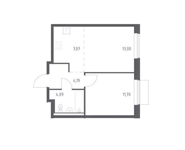 1-комнатная квартира: Балашиха, микрорайон Авиаторов, улица Колдунова, ... - Фото 0