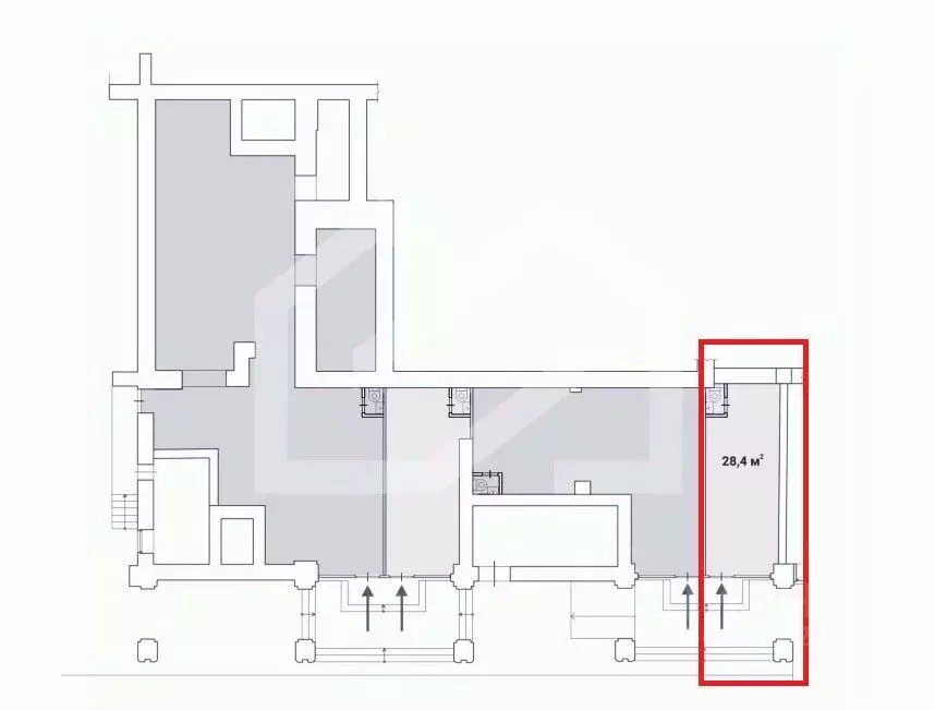 Помещение свободного назначения в Москва Долгоруковская ул., 40 (28 м) - Фото 2