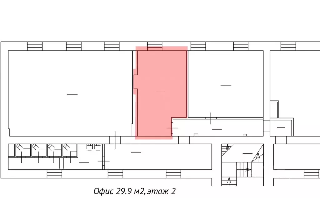 Офис в Санкт-Петербург наб. Реки Фонтанки, 166 (30 м) - Фото 1