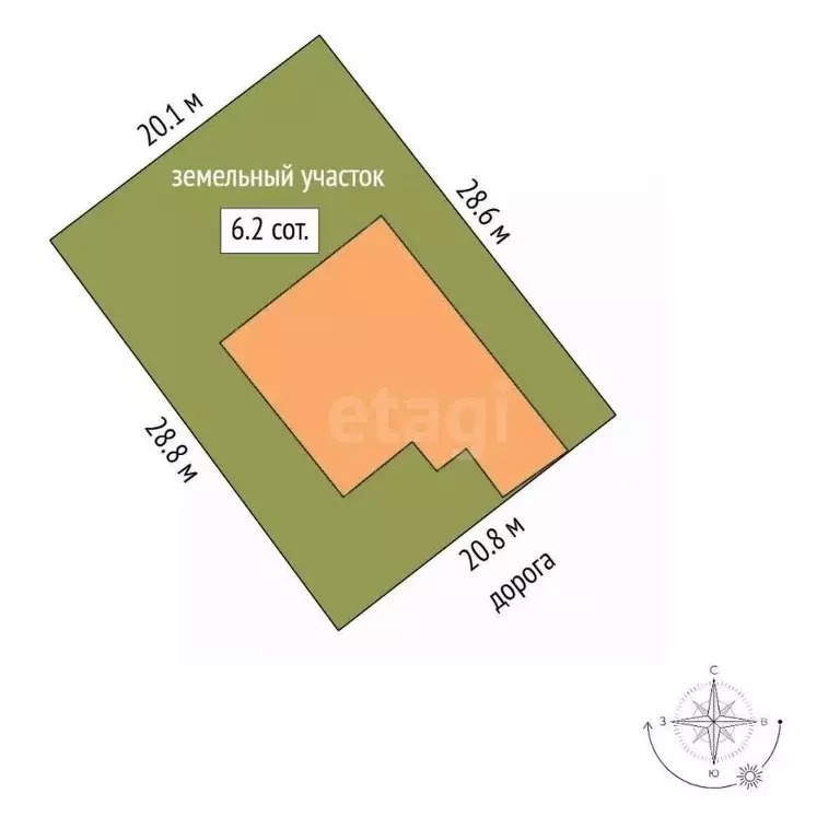 Дом в Ямало-Ненецкий АО, Новый Уренгой Ромашка ДНТ, ул. Российская, 21 ... - Фото 1