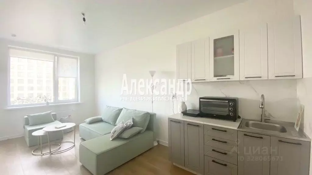 Студия Ленинградская область, Мурино Всеволожский район, ул. ... - Фото 2