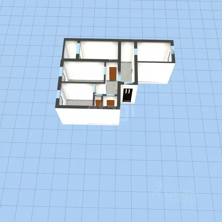 3-к кв. Белгородская область, Губкин Севастопольская ул., 107 (85.0 м) - Фото 2