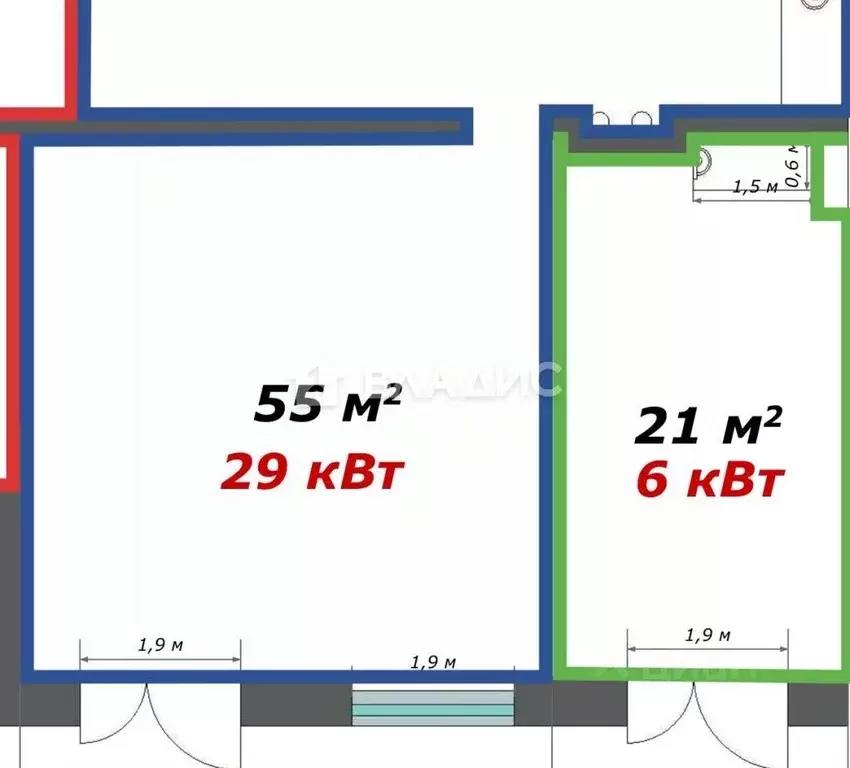 Помещение свободного назначения в Москва ул. Дыбенко, 7/1 (21 м) - Фото 1