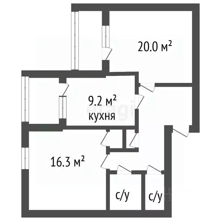2-к кв. Воронежская область, Воронеж бул. Победы, 1 (65.3 м) - Фото 2