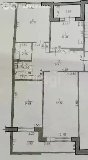 3-комнатная квартира: Элиста, 7-й микрорайон, 2к1 (64 м) - Фото 2