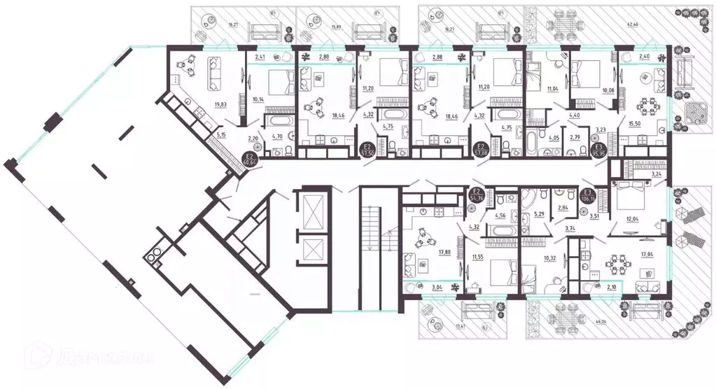 1-к кв. Рязанская область, Рязань Московское ш. (54.76 м) - Фото 2
