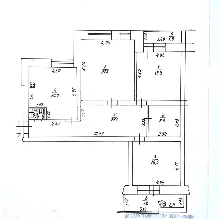 Продаётся 3-к квартира, 128.8 м - Фото 0