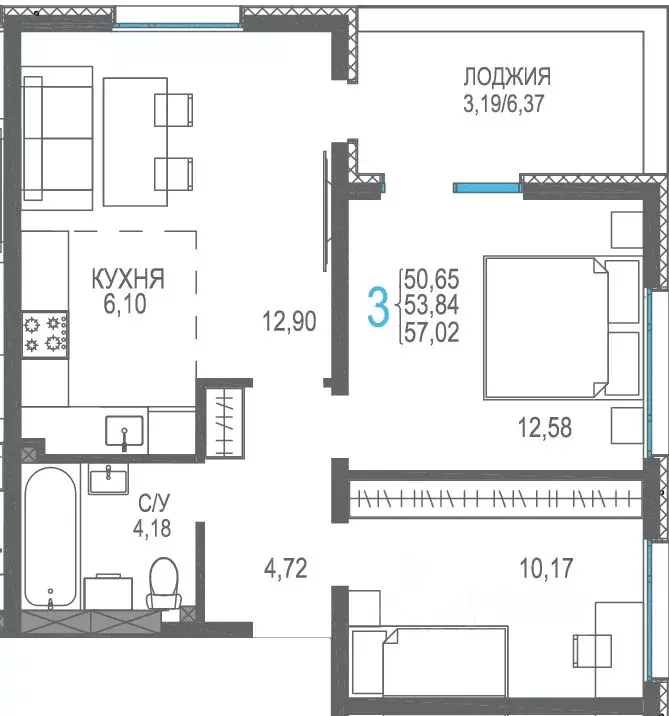 Студия Крым, Сакский район, Лесновское с/пос, с. Прибрежное Розовое ... - Фото 1