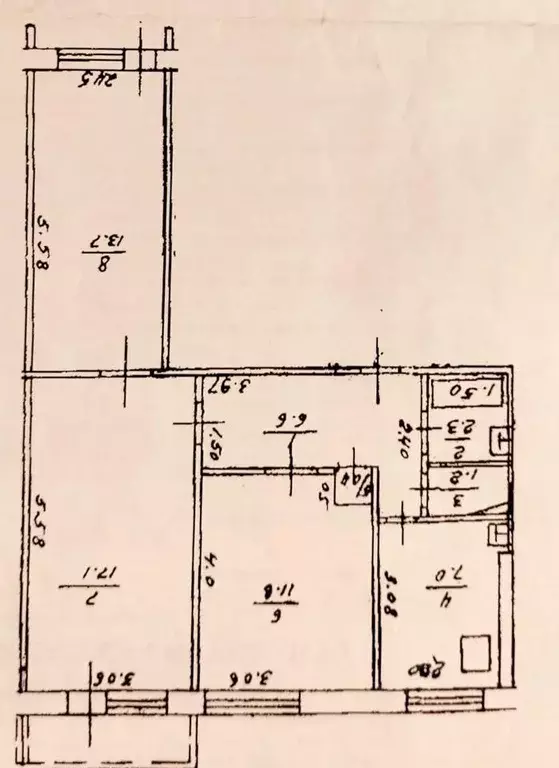 3-к кв. Башкортостан, Уфа Баязита Бикбая ул., 19 (60.0 м) - Фото 0