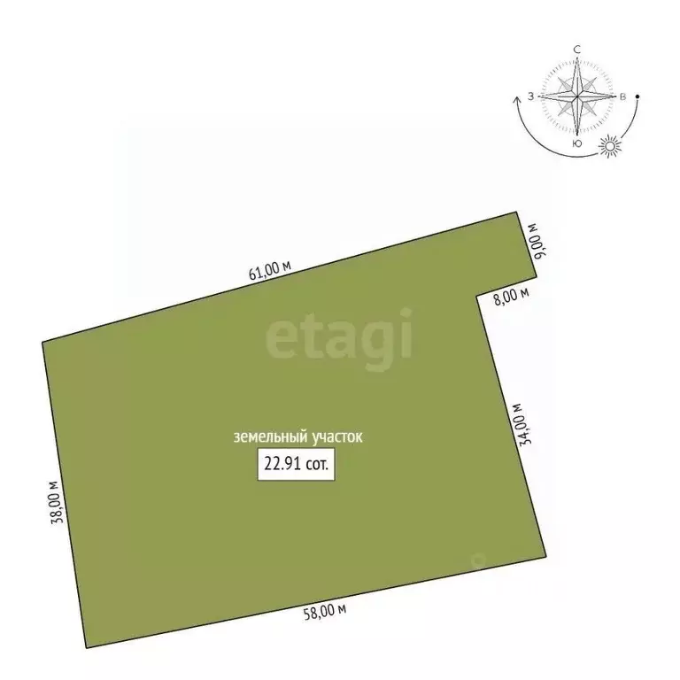 Участок в Амурская область, Благовещенский район, с. Усть-Ивановка ул. ... - Фото 1