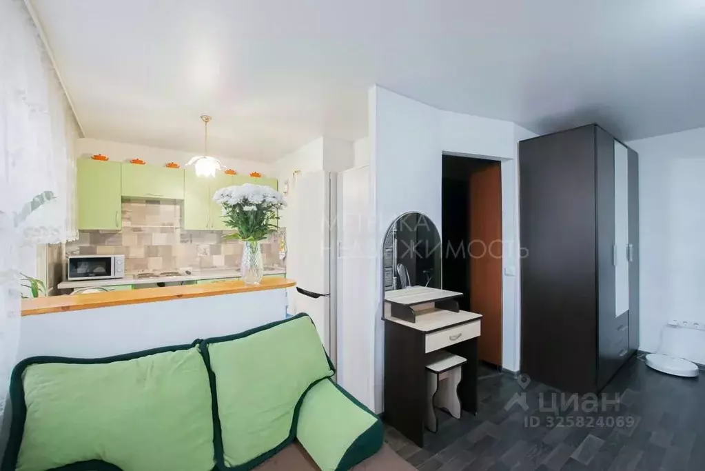 Студия Тюменская область, Тюмень ул. Червишевский Тракт, 84 (30.7 м) - Фото 1